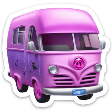 Haunted Barbie dreamCamper  Oldsmobile Jetfire  sticker