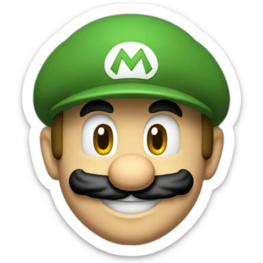 Smile Super Mario bros sticker