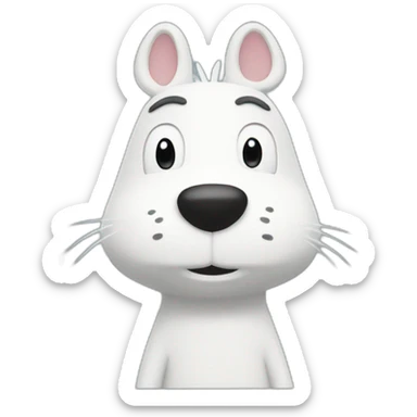 Moomin character sticker