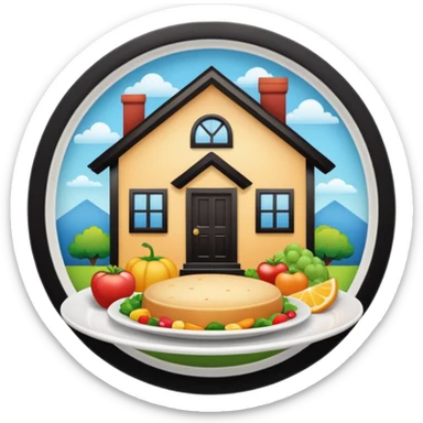food and housing sticker