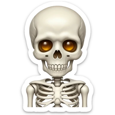 skeleton sticker