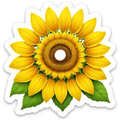 Sunflower yellow  sticker