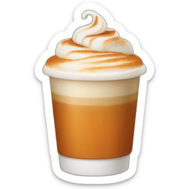 Pumpkin spice latte sticker