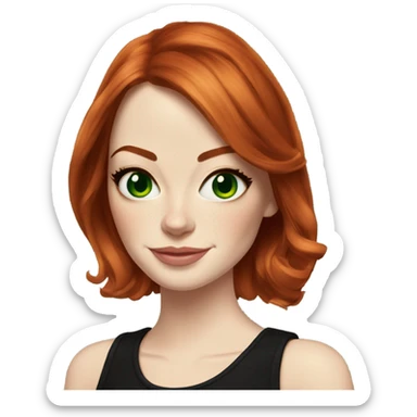emma stone sticker