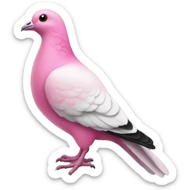 Pink Pigeon  sticker