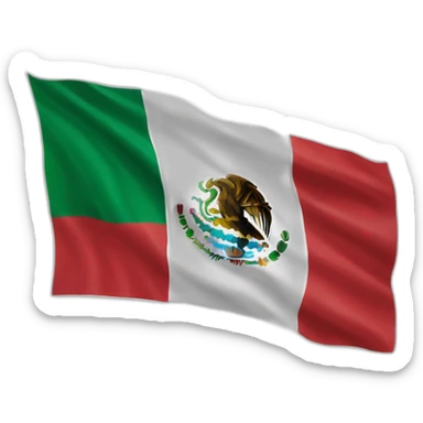 MEXICO FLAG sticker