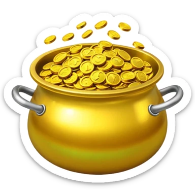 pot of gold sticker