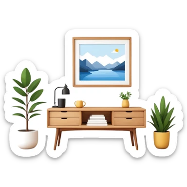 scandi style  decor   sticker