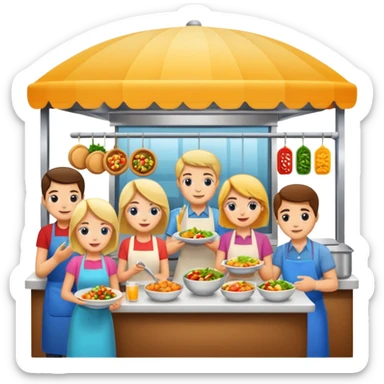 Self-service restaurants sticker