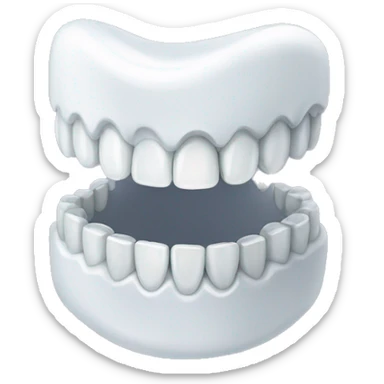 dental brace sticker
