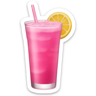 Pink drink sticker
