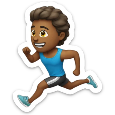 people pleaser running sticker