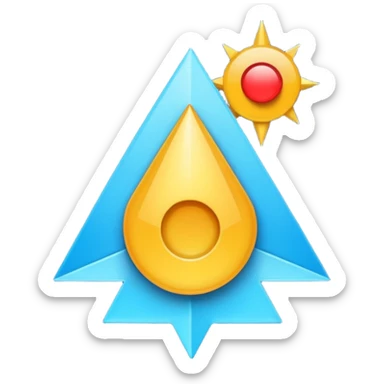 I have an app that trains diabetic people to guess their glucose spike before they have a meal or snack. then if thier spike is close to what they guessed, they get points. generate a cool emoji for this app. it should be simple, modern minimalistic and catchy sticker