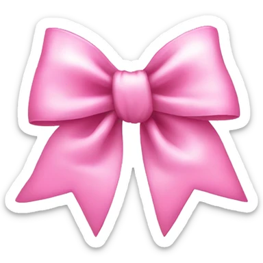 Pink coquette bow cute sticker