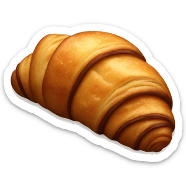 Croissant de chocolate sticker