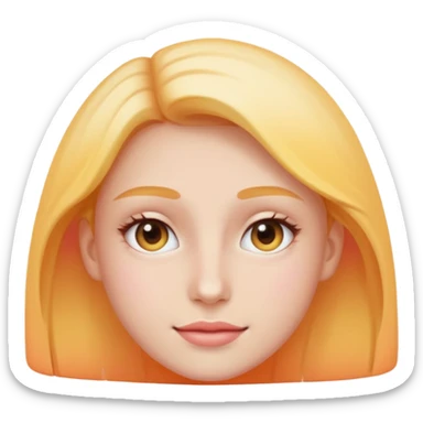 half face before and after glowing skin, minimal emoji illustration, pastel colors, smooth gradient sticker