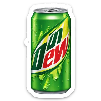 Mountain dew sticker