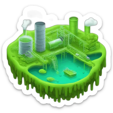 ecological-factory-of-algae sticker