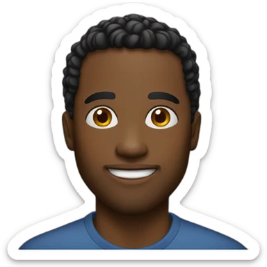 a nice black guy sticker