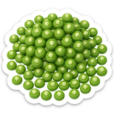 green peas sticker