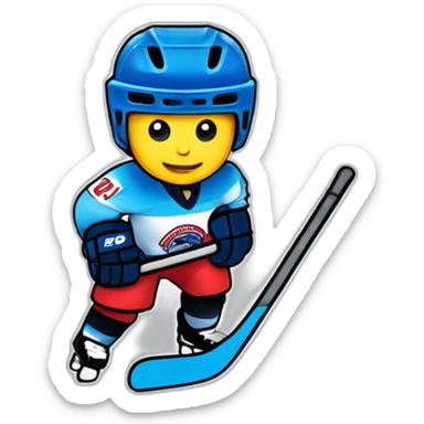 Le logo du club de hockey sur glace de Cergy Pontoise sticker