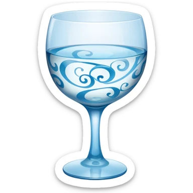 1 Baijiu cup with light blue wine sticker