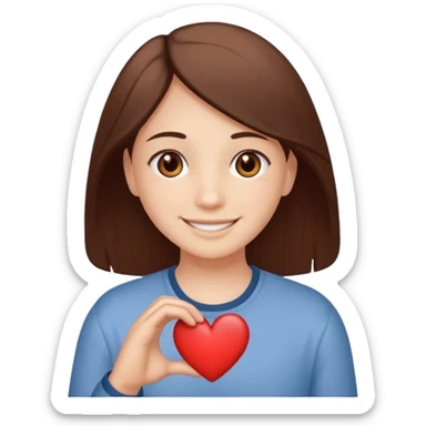 FLOORK DANDO UN CORAZÓN Y DICIENDO DURMETE O TE CONQUISTO sticker