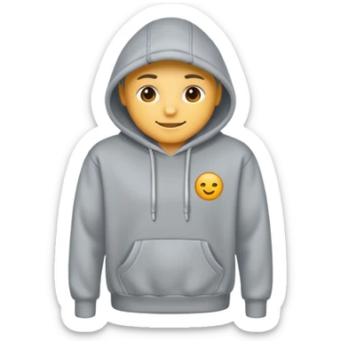 hoodie cloth sticker