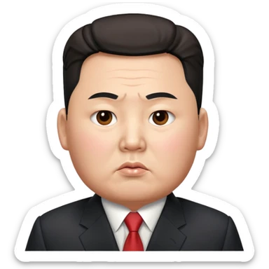 kim jon un sticker