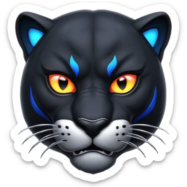 MrBeast ka mashhoor panther logobanao sticker