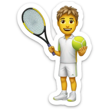Tennis sticker