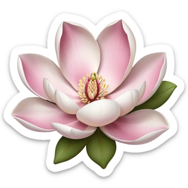 Magnolia flower sticker