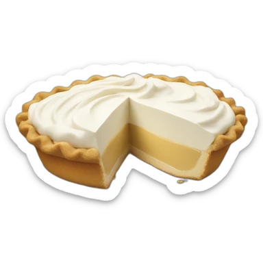 cream pie sticker