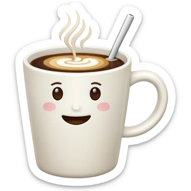 flat white coffee cup without face sticker