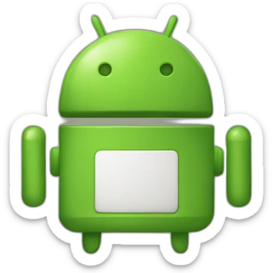 running google bugdroid logo in profile sticker