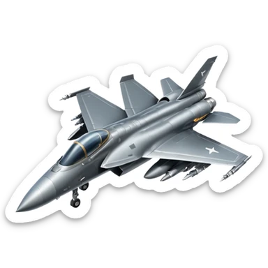 Fighter jet sticker
