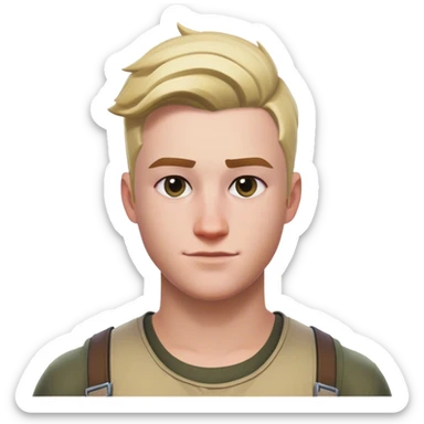 tyler blevins, the professional fortnite player sticker