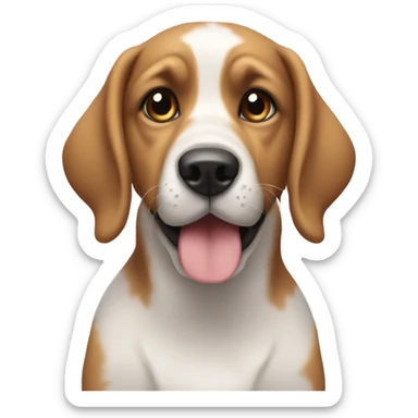 Dog saying pls sticker