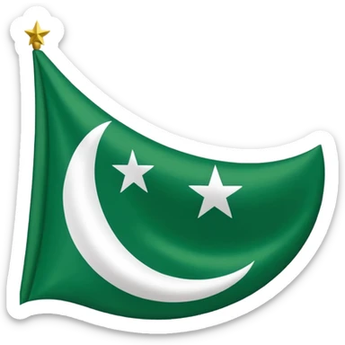 Azad Kashmir flag sticker