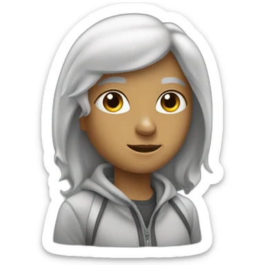 Une personne qui fait semblant d être aveugle sticker