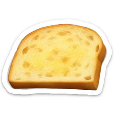 Slice of garlic bread sticker