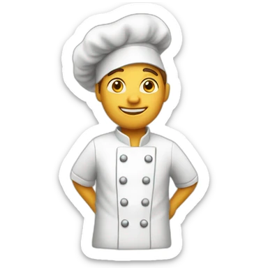 Pizza chef sticker