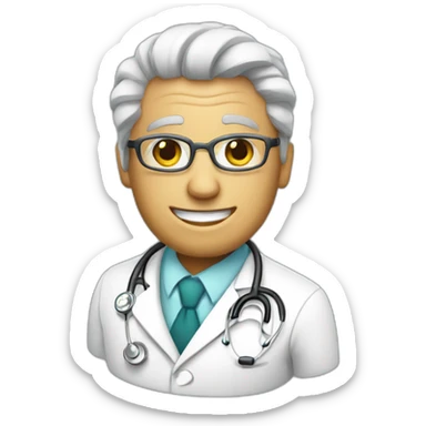 Doctor whirh a lot of money sticker