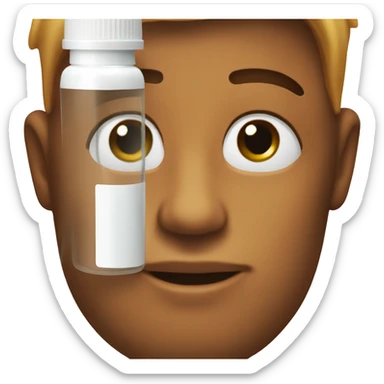 little facial sunscreen bottle sticker