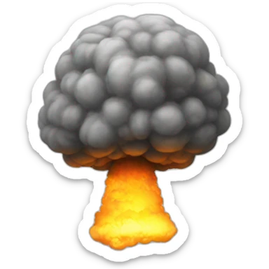 Nuclear bomb sticker