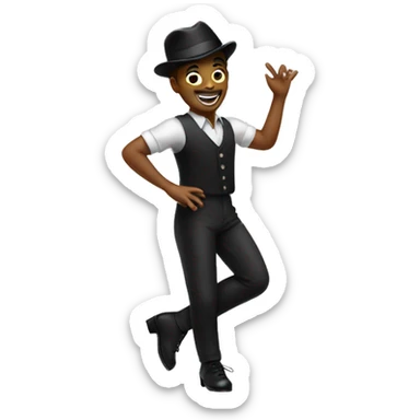 tap dancer sticker