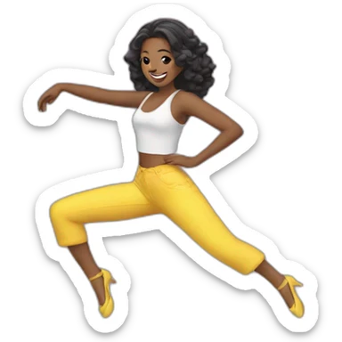 dancing fashionista sticker