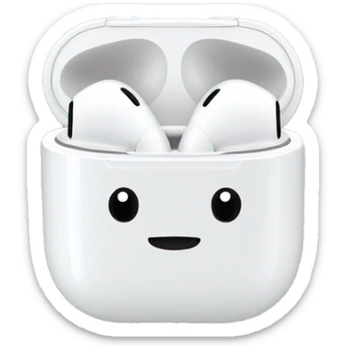 des air  pods sticker