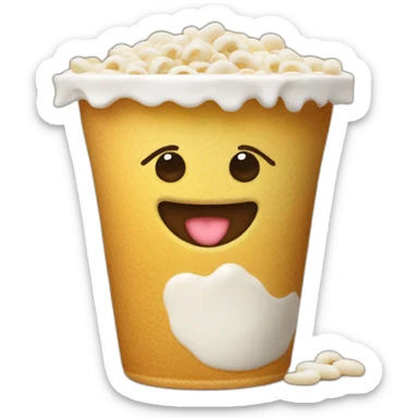 Cereales con leche sticker