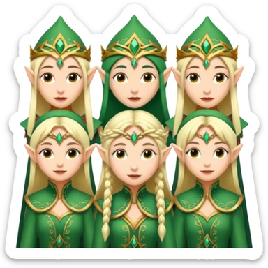 Unas duendes sticker